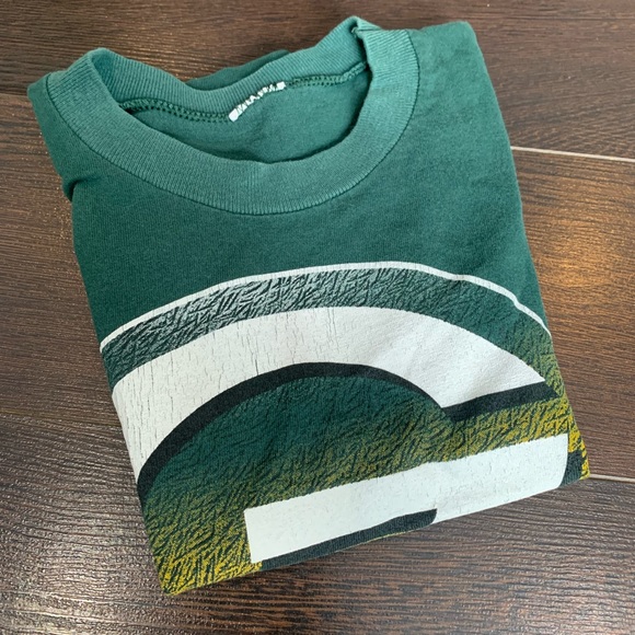 Vintage 1990’s Green Bay Packers Kid’s Tee in Green - Picture 4 of 6